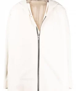 ( Nouvelle Collection ) Rick Owens Manteau Oversize à Capuche Homme