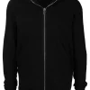( Nouvelle Collection ) Rick Owens Hoodie Gimp à Fermeture Zippée 09 BLACK -Rick Owens Soldes 17748461 38485766 600