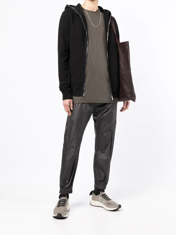 ( Nouvelle Collection ) Rick Owens Hoodie Gimp à Fermeture Zippée 09 BLACK 4 ( Nouvelle Collection ) Rick Owens Hoodie Gimp à Fermeture Zippée 09 BLACK – Image 2