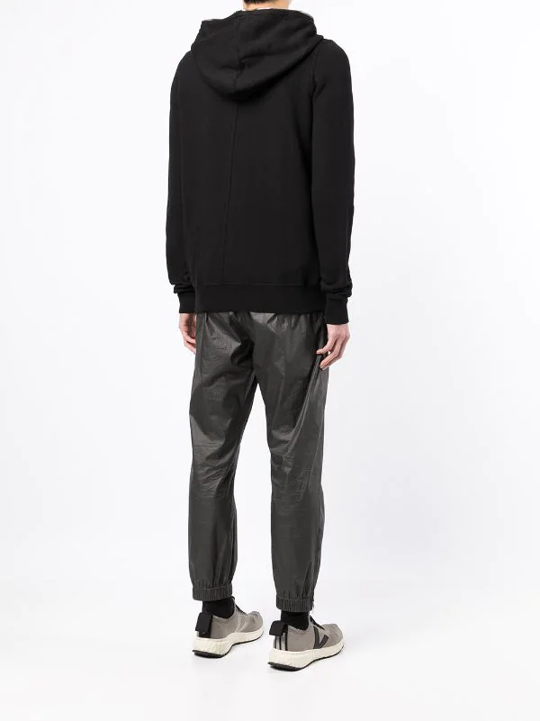 ( Nouvelle Collection ) Rick Owens Hoodie Gimp à Fermeture Zippée 09 BLACK 6 ( Nouvelle Collection ) Rick Owens Hoodie Gimp à Fermeture Zippée 09 BLACK – Image 4