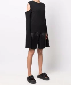 Rick Owens Haut à Découpes 09 BLACK -Rick Owens Soldes 17751960 37324802 600