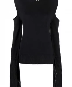 Rick Owens Haut à Découpes 09 BLACK