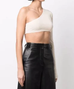 ( Nouvelle Collection ) Rick Owens 21 NATURAL Haut Crop à Design à Une épaule Femme 9 ( Nouvelle Collection ) Rick Owens 21 NATURAL Haut Crop à Design à Une épaule Femme -Rick Owens Soldes 17751966 37327393 600