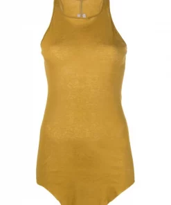 ( Nouvelle Collection ) Rick Owens Débardeur à Design Incurvé Femme