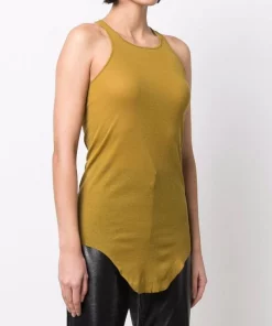 ( Nouvelle Collection ) Rick Owens Débardeur à Design Incurvé Femme -Rick Owens Soldes 17752478 37326658 600