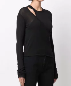 ( Nouvelle Collection ) Rick Owens Haut à Découpes 09 BLACK 9 ( Nouvelle Collection ) Rick Owens Haut à Découpes 09 BLACK -Rick Owens Soldes 17752500 37346738 600