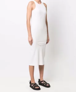 ( Nouvelle Collection ) Rick Owens Débardeur à Ourlet Incurvé Femme -Rick Owens Soldes 17753103 37324854 600