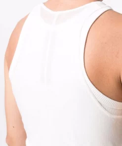 ( Nouvelle Collection ) Rick Owens Débardeur à Ourlet Incurvé Femme -Rick Owens Soldes 17753103 37325687 600