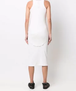 ( Nouvelle Collection ) Rick Owens Débardeur à Ourlet Incurvé Femme -Rick Owens Soldes 17753103 37325701 600