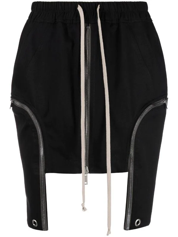 ( Nouvelle Collection ) Rick Owens Jupe Asymétrique à Lien De Resserrage 09 BLACK 3 ( Nouvelle Collection ) Rick Owens Jupe Asymétrique à Lien De Resserrage 09 BLACK