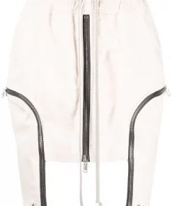 ( Nouvelle Collection ) Rick Owens Jupe Asymétrique à Lien De Resserrage Femme