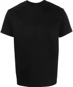 ( Nouvelle Collection ) Rick Owens T-shirt à Encolure Ronde 09 BLACK