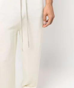 ( Nouvelle Collection ) Rick Owens Pantalon De Jogging à Taille à Lien De Resserrage 21 NATURAL -Rick Owens Soldes 17761617 37370604 600