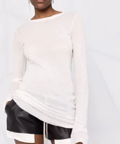 ( Nouvelle Collection ) Rick Owens Haut à Effet De Transparence Femme -Rick Owens Soldes 17762401 37388899 600