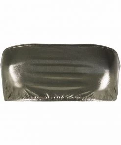 ( Nouvelle Collection ) Rick Owens Haut De Bikini à Effet De Brillance 84 BRONZE MET.