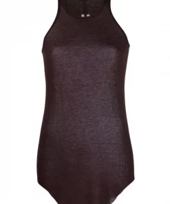 ( Nouvelle Collection ) Rick Owens Débardeur à Effet De Transparence Femme