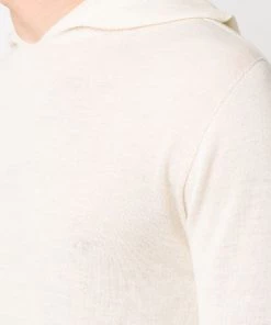 ( Nouvelle Collection ) Rick Owens NATURAL Hoodie En Maille Fine Homme -Rick Owens Soldes 17763856 37514301 600