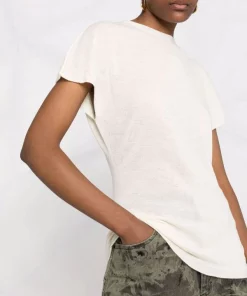 ( Nouvelle Collection ) Rick Owens Haut En Maille à Manches Courtes 21 NATURAL -Rick Owens Soldes 17765479 37347978 600