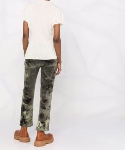 ( Nouvelle Collection ) Rick Owens Haut En Maille à Manches Courtes 21 NATURAL -Rick Owens Soldes 17765479 37349201 600