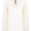 ( Nouvelle Collection ) Rick Owens Pull à Col V Femme -Rick Owens Soldes 17766351 37352481 600