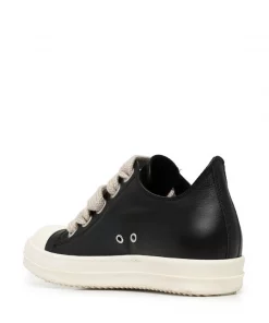 ( Nouvelle Collection ) Rick Owens BLACK/MILK Baskets Fogachine Homme -Rick Owens Soldes 17769843 39139909 600