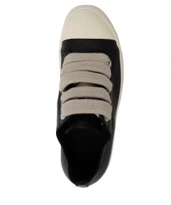 ( Nouvelle Collection ) Rick Owens BLACK/MILK Baskets Fogachine Homme -Rick Owens Soldes 17769843 39139911 600