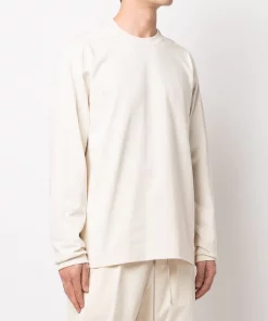 ( Nouvelle Collection ) Rick Owens T-shirt à Manches Longues NATURAL -Rick Owens Soldes 17782863 37557220 600