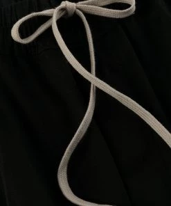 ( Nouvelle Collection ) Rick Owens BLACK Pantalon De Jogging à Coupe Sarouel Homme -Rick Owens Soldes 17783520 37557223 600