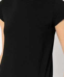 ( Nouvelle Collection ) Rick Owens T-shirt Slim à Col Rond Femme -Rick Owens Soldes 17784102 37514770 600