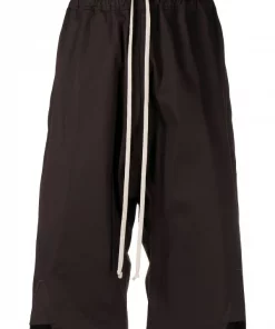 ( Nouvelle Collection ) Rick Owens 64 OXBLOOD Pantalon Swingers à Design Tissé Homme
