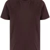 ( Nouvelle Collection ) Rick Owens T-shirt En Maille à Manches Courtes 64 OXBLOOD -Rick Owens Soldes 17794217 37500776 600