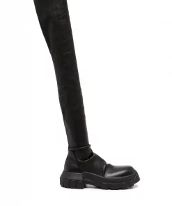 ( Nouvelle Collection ) Rick Owens Cuissardes En Cuir 99