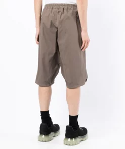 ( Nouvelle Collection ) Rick Owens Short à Taille à Lien De Resserrage Homme -Rick Owens Soldes 17795024 37500784 600