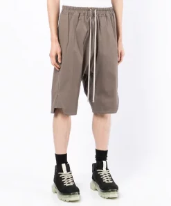 ( Nouvelle Collection ) Rick Owens Short à Taille à Lien De Resserrage Homme -Rick Owens Soldes 17795024 37500785 600