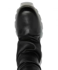 ( Nouvelle Collection ) Rick Owens 90 Cuissardes En Cuir Femme -Rick Owens Soldes 17795353 37711048 600