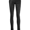 ( Nouvelle Collection ) Rick Owens Legging En Cuir à Empiècements 09 BLACK -Rick Owens Soldes 17796332 37483811 600