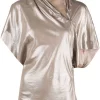 ( Nouvelle Collection ) Rick Owens Blouse à Effet Métallisé 98 WARM SILVER 1 ( Nouvelle Collection ) Rick Owens Blouse à Effet Métallisé 98 WARM SILVER -Rick Owens Soldes 17800365 37448523 600