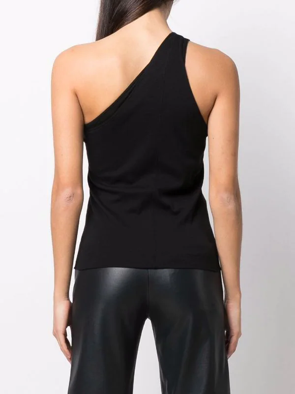 ( Nouvelle Collection ) Rick Owens Débardeur à Design à Une épaule 09 BLACK 6 ( Nouvelle Collection ) Rick Owens Débardeur à Design à Une épaule 09 BLACK – Image 4