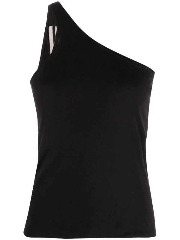 ( Nouvelle Collection ) Rick Owens Débardeur à Design à Une épaule 09 BLACK 3 ( Nouvelle Collection ) Rick Owens Débardeur à Design à Une épaule 09 BLACK