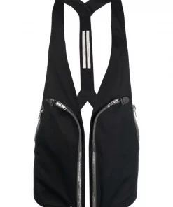 ( Nouvelle Collection ) Rick Owens Veston Zippé à Dos Nageur Homme