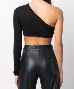 ( Positively Conscious ) Rick Owens Haut Crop à Design à Une épaule Femme 10 ( Positively Conscious ) Rick Owens Haut Crop à Design à Une épaule Femme -Rick Owens Soldes 17801149 37450812 600