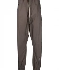( Nouvelle Collection ) Rick Owens Pantalon De Jogging à Coupe Fuselée 34 DUST