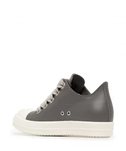 ( Nouvelle Collection ) Rick Owens Baskets Lacées à Semelle épaisse Homme -Rick Owens Soldes 17811237 37499567 600