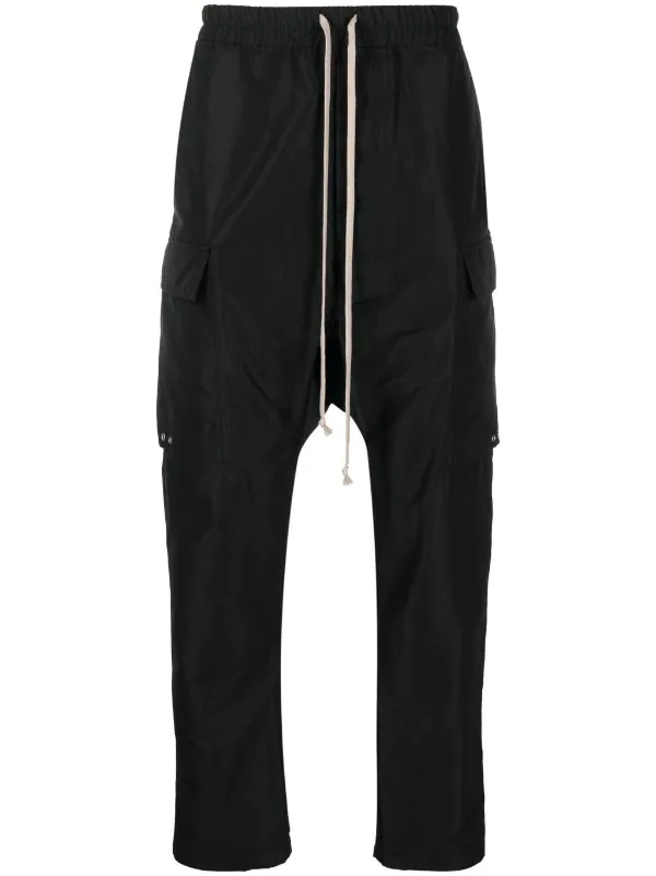 ( Nouvelle Collection ) Rick Owens Pantalon Sarouel à Poches Plaquées 09 BLACK 3 ( Nouvelle Collection ) Rick Owens Pantalon Sarouel à Poches Plaquées 09 BLACK