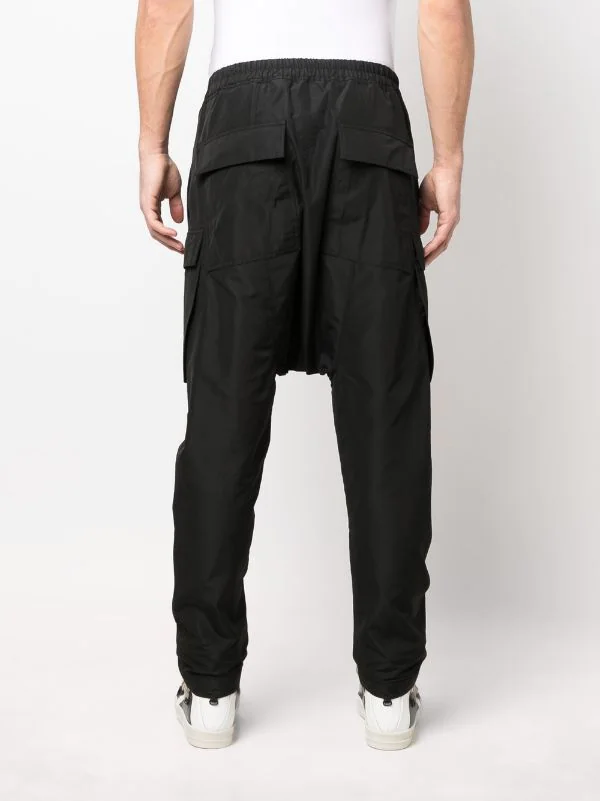 ( Nouvelle Collection ) Rick Owens Pantalon Sarouel à Poches Plaquées 09 BLACK 6 ( Nouvelle Collection ) Rick Owens Pantalon Sarouel à Poches Plaquées 09 BLACK – Image 4