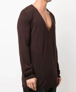 ( Nouvelle Collection ) Rick Owens Pull En Maille Fine à Col V Profond 64 OXBLOOD 9 ( Nouvelle Collection ) Rick Owens Pull En Maille Fine à Col V Profond 64 OXBLOOD -Rick Owens Soldes 17815721 38826392 600
