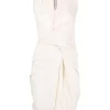 ( Nouvelle Collection ) Rick Owens Robe Ceinturée à Col V 21 NATURAL -Rick Owens Soldes 17816670 37498225 600