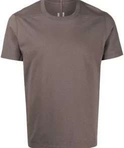 ( Nouvelle Collection ) Rick Owens T-shirt En Coton Biologique 34 DUST