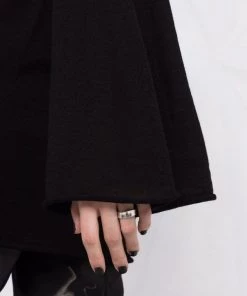 ( Nouvelle Collection ) Rick Owens Haut En Maille Fine à Col V 09 BLACK -Rick Owens Soldes 17817323 37618854 600