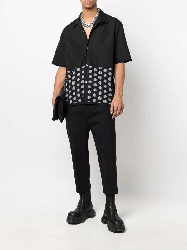 ( Nouvelle Collection ) Rick Owens 09 BLACK Pantalon De Costume Crop Homme 4 ( Nouvelle Collection ) Rick Owens 09 BLACK Pantalon De Costume Crop Homme – Image 2